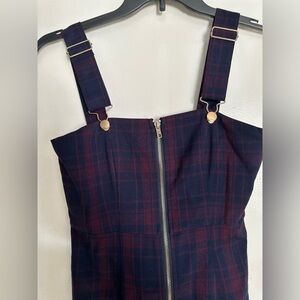 Zip up suspender dress